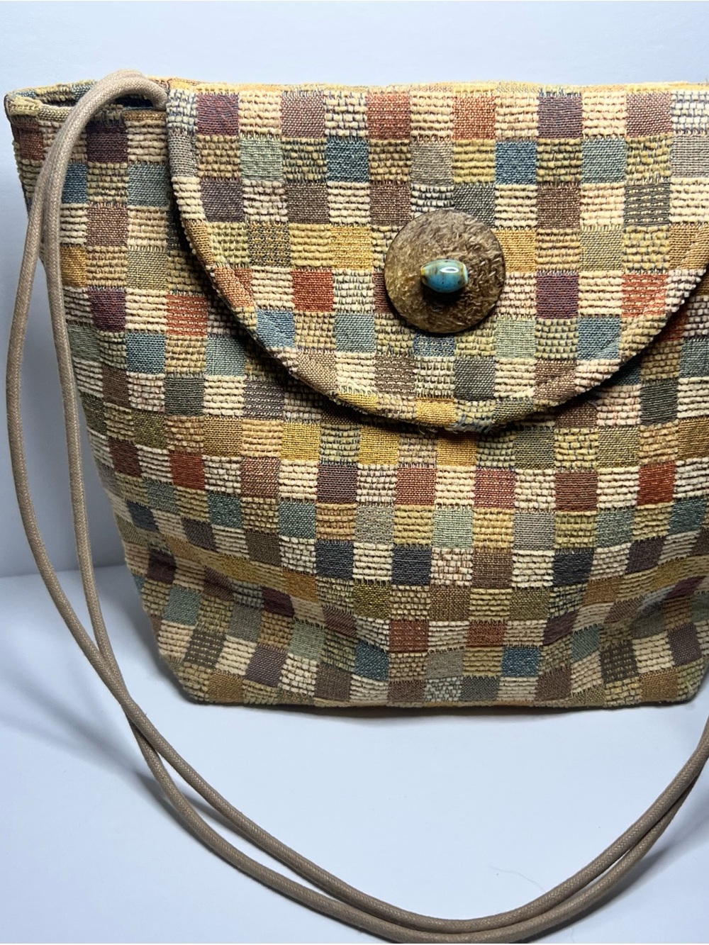 Suruchi Woven Multicolor Boho Shoulder Bag Purse - OBO